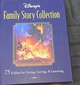 Disney Family Story Collection Book - Blue and Yellow Cover
